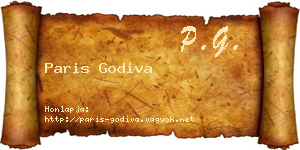 Paris Godiva névjegykártya